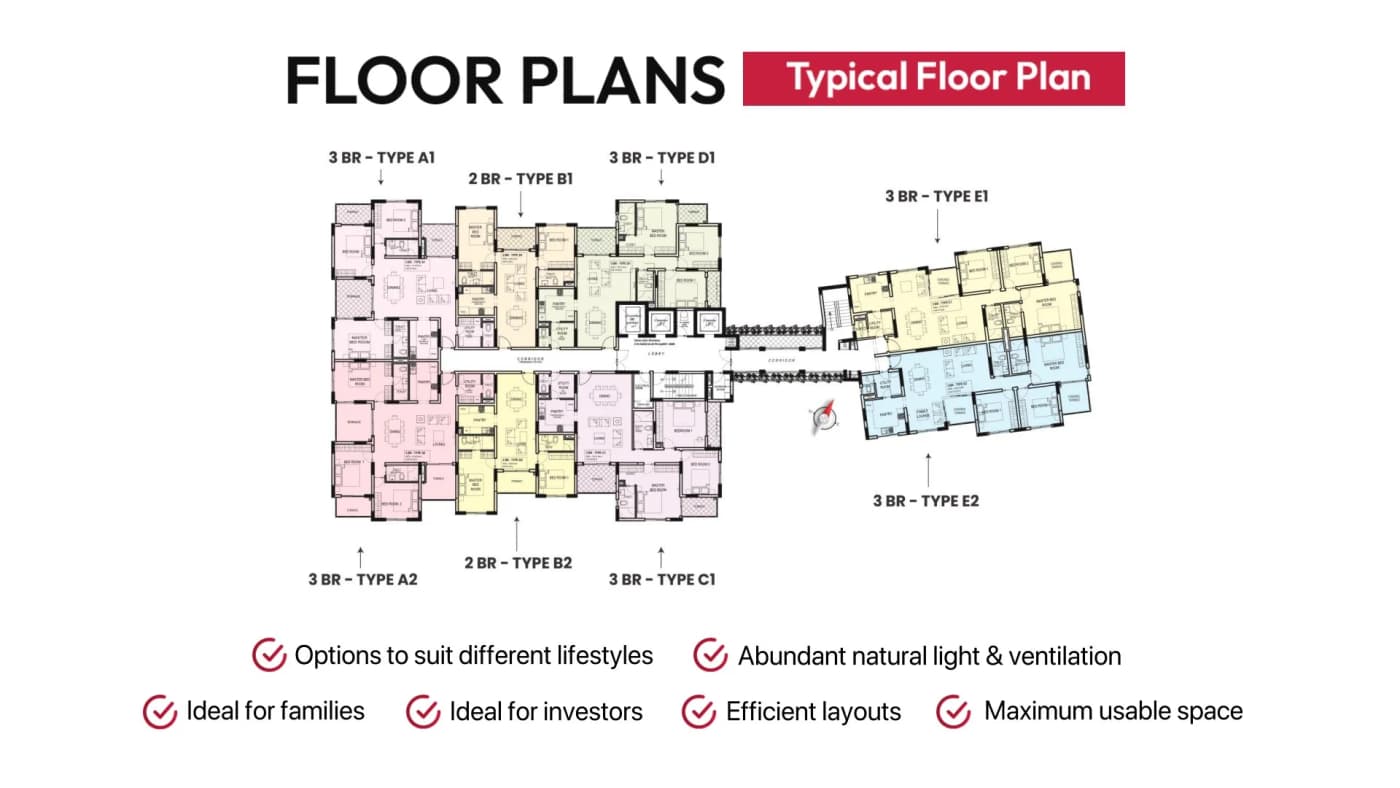 Fairway Latitude typical floor plan