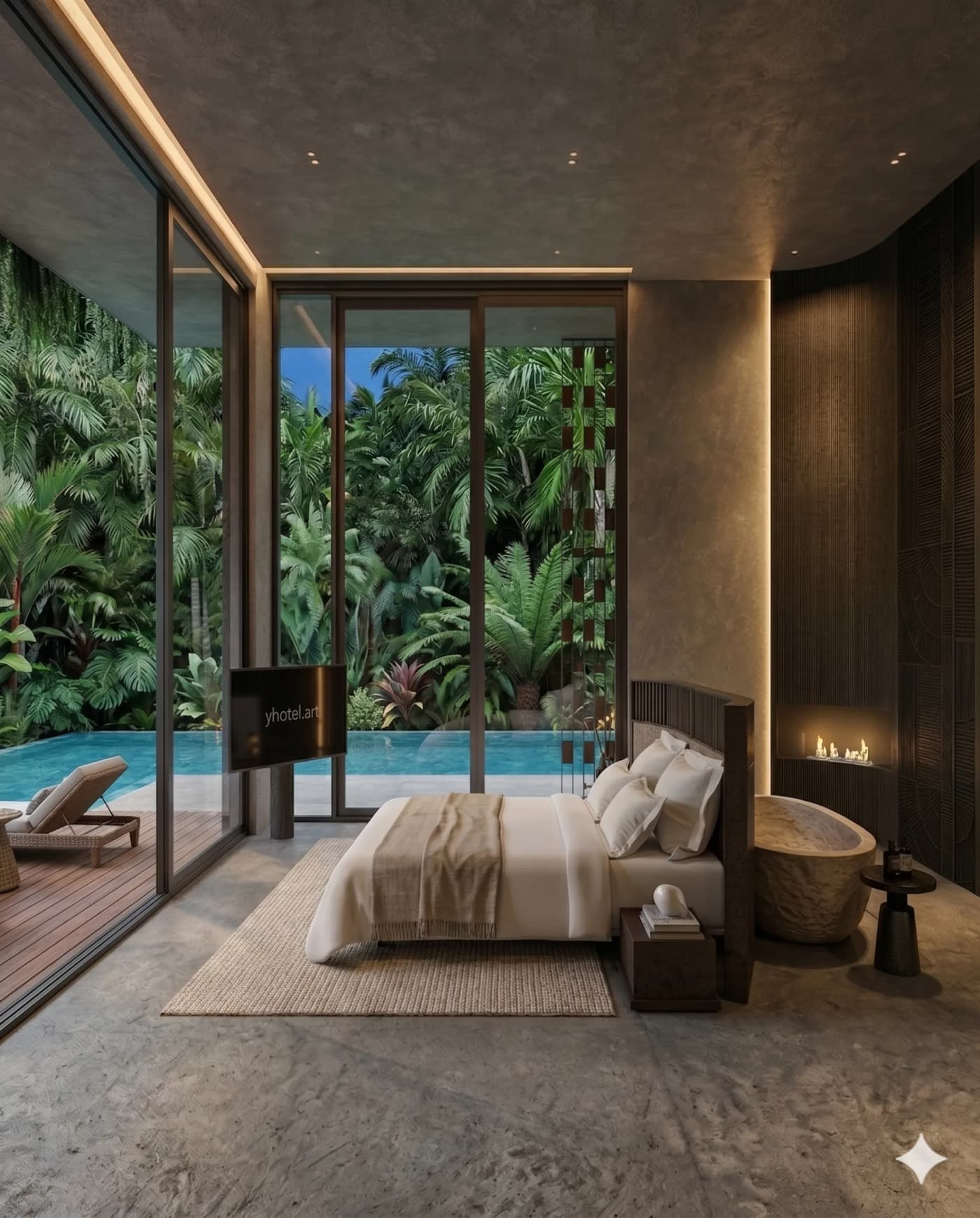 Y Hotel Studio — Garden View